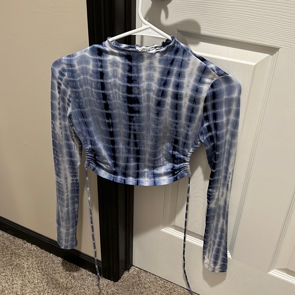 Princess polly striped top. Open back, never worn